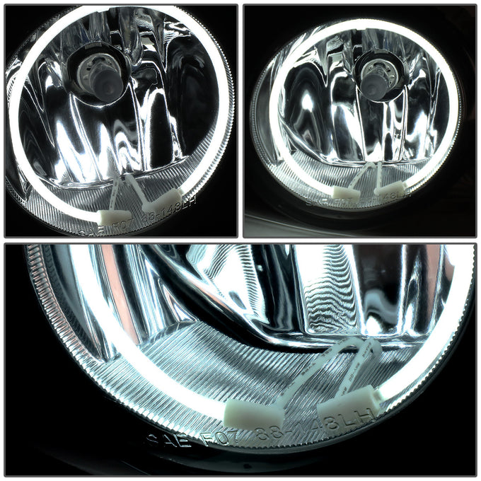 D-Motoring - Fog Lights - Halo Ring - Smoked Lens - Plug-n-Play - Pair - Lexus / Toyota Avalon / Camry / Corolla Tacoma - 2
