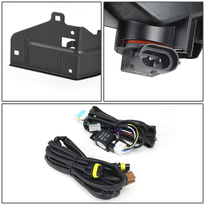 Fog Lights w/ Switch + Wiring Harness <br>08-10 Honda Accord Coupe