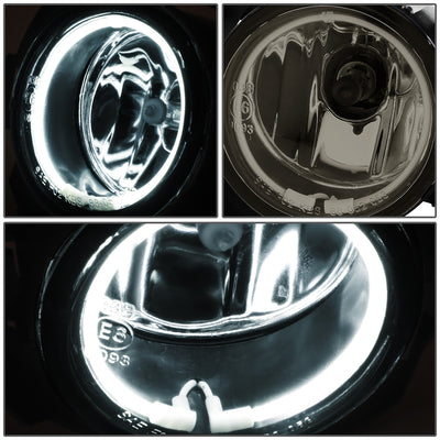 D-Motoring - Fog Lights - Halo Ring - W / Switch - Smoked Lens - Plug-n-Play - Pair - Nissan Frontier / Xterra - 2
