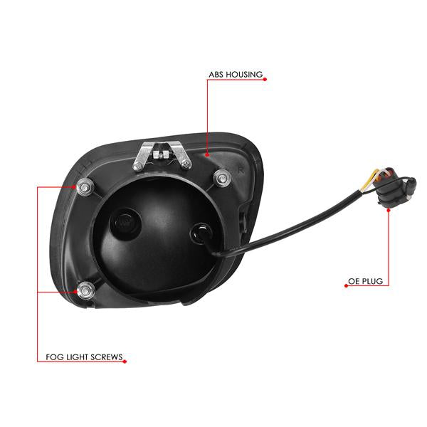 LED DRL Projector Fog Lights <br>08-17 Freightliner Cascadia