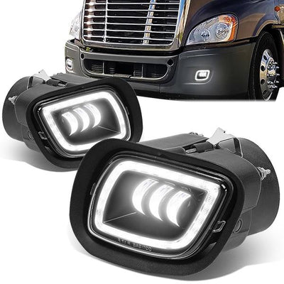 LED DRL Projector Fog Lights <br>08-17 Freightliner Cascadia
