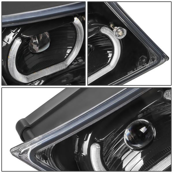 LED DRL Projector Fog Lights w/ Wiring Harness <br>04-18 Volvo VN VNL 300 400 430 630 740 760 860
