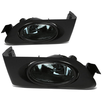 D-Motoring - Fog Lights - W / Switch - Smoked Lens - Plug-n-Play - Pair - 01-03 Honda Civic 2-Dr Coupe 4-Dr Sedan - 4