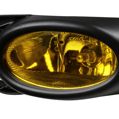 D-Motoring - Fog Lights - W / Switch - Amber Lens - Plug-n-Play - Pair - 09-11 Honda Civic 4-Dr Sedan - 3