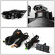 D-Motoring - Fog Lights - W / Switch - Amber Lens - Plug-n-Play - Pair - 09-11 Honda Civic 4-Dr Sedan - 4