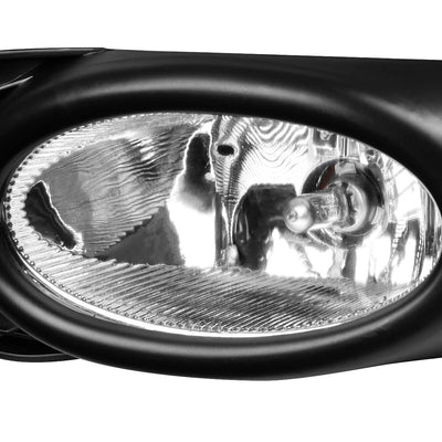 D-Motoring - Fog Lights - W / Switch - Clear Lens - Plug-n-Play - Pair - 09-11 Honda Civic 4-Dr Sedan - 2