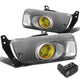 D-Motoring - Fog Lights - W / Switch - Amber Lens - Plug-n-Play - Pair - 92-95 Honda Civic Coupe / Hatchback - 3