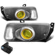 D-Motoring - Fog Lights - W / Switch - Amber Lens - Plug-n-Play - Pair - 92-95 Honda Civic Coupe / Hatchback - 4