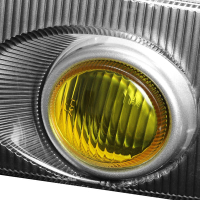 D-Motoring - Fog Lights - W / Switch - Amber Lens - Plug-n-Play - Pair - 92-95 Honda Civic Coupe / Hatchback - 2