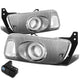 D-Motoring - Fog Lights - W / Switch - Clear Lens - Plug-n-Play - Pair - 92-95 Honda Civic Coupe / Hatchback - 1