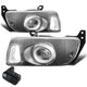 D-Motoring - Fog Lights - W / Switch - Clear Lens - Plug-n-Play - Pair - 92-95 Honda Civic Coupe / Hatchback - 4