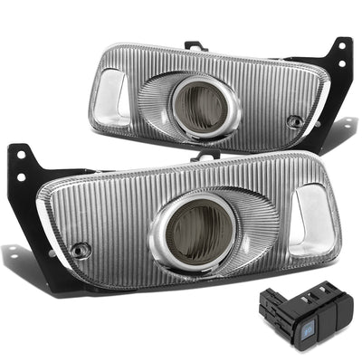 D-Motoring - Fog Lights - W / Switch - Smoked Lens - Plug-n-Play - Pair - 92-95 Honda Civic Coupe / Hatchback - 3