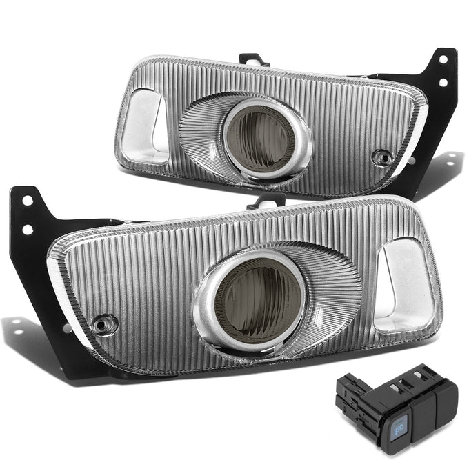 D-Motoring - Fog Lights - W / Switch - Smoked Lens - Plug-n-Play - Pair - 92-95 Honda Civic Coupe / Hatchback - 3