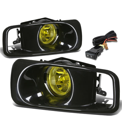 D-Motoring - Fog Lights - W / Switch - Amber Lens - Plug-n-Play - Pair - 99-00 Honda Civic - 1