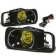 D-Motoring - Fog Lights - W / Switch - Amber Lens - Plug-n-Play - Pair - 99-00 Honda Civic - 1