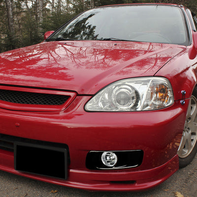 D-Motoring - Fog Lights - W / Switch - Clear Lens - Plug-n-Play - Pair - 99-00 Honda Civic - 5
