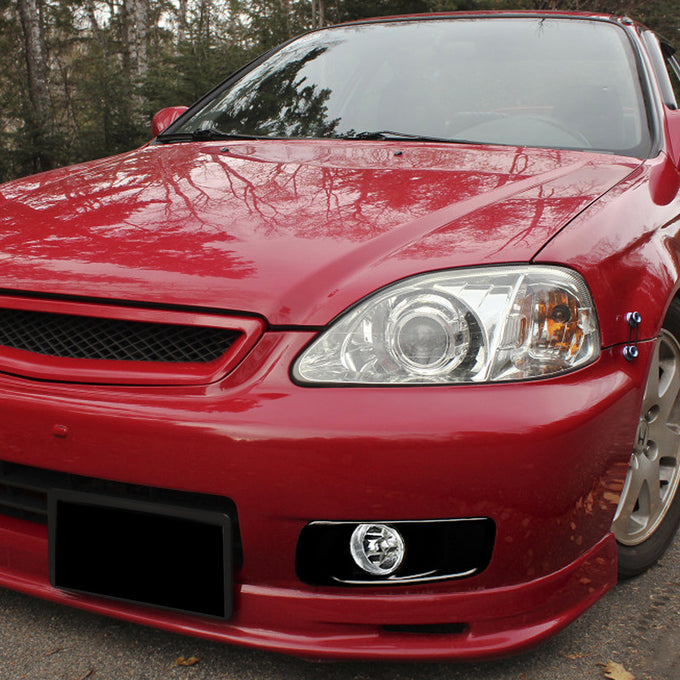 D-Motoring - Fog Lights - W / Switch - Clear Lens - Plug-n-Play - Pair - 99-00 Honda Civic - 5