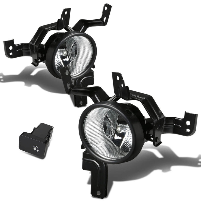 D-Motoring - Fog Lights - W / Switch - Clear Lens - Plug-n-Play - Pair - 07-09 Honda CRV - 1