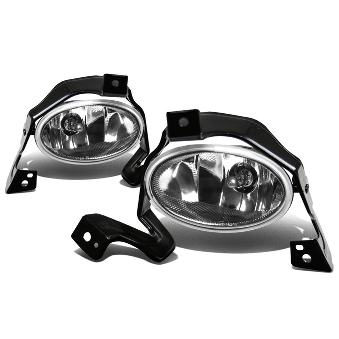 D-Motoring - Fog Lights - W / Switch - Clear Lens - Plug-n-Play - Pair - 10-11 Honda CRV - 4