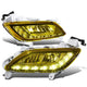 D-Motoring - Fog Lights - 11-16 Veloster FS L4 - LED DRL - W / Switch - Amber Lens - Plug-n-Play - Pair - 2012-2016 Hyundai Veloster - 1