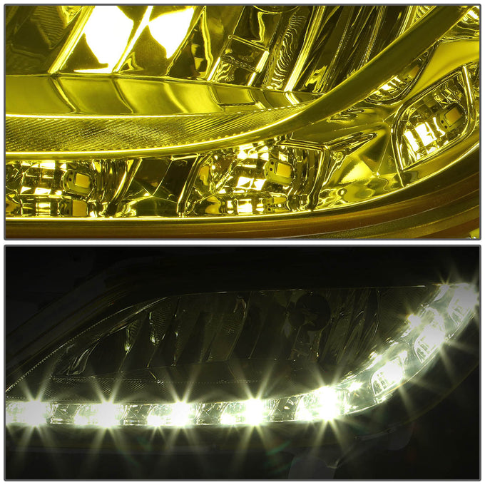 D-Motoring - Fog Lights - 11-16 Veloster FS L4 - LED DRL - W / Switch - Amber Lens - Plug-n-Play - Pair - 2012-2016 Hyundai Veloster - 3