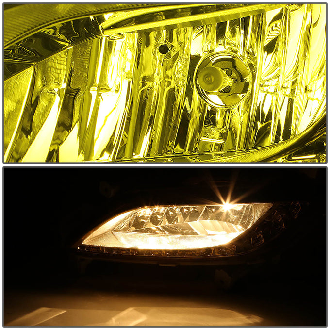 D-Motoring - Fog Lights - 11-16 Veloster FS L4 - LED DRL - W / Switch - Amber Lens - Plug-n-Play - Pair - 2012-2016 Hyundai Veloster - 4