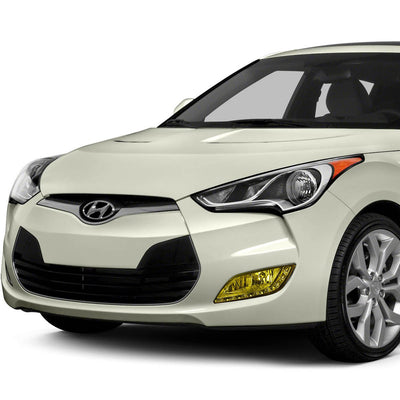 D-Motoring - Fog Lights - 11-16 Veloster FS L4 - LED DRL - W / Switch - Amber Lens - Plug-n-Play - Pair - 2012-2016 Hyundai Veloster - 6