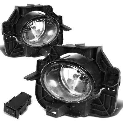 D-Motoring - Fog Lights - W / Switch - Clear Lens - Plug-n-Play - Pair - 07-09 Nissan Altima Sedan - 1