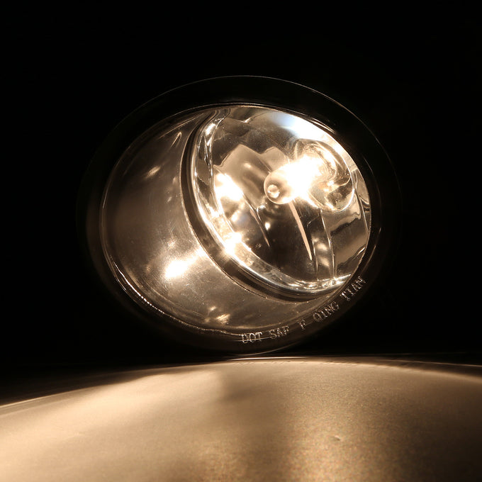 D-Motoring - Fog Lights - W / Switch - Clear Lens - Plug-n-Play - Pair - 07-09 Nissan Altima Sedan - 2