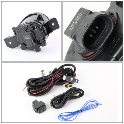 D-Motoring - Fog Lights - W / Switch - Smoked Lens - Plug-n-Play - Pair - 08-10 Nissan Altima Coupe - 6