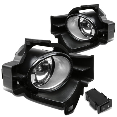 D-Motoring - Fog Lights - W / Switch - Clear Lens - Plug-n-Play - Pair - 10-12 Nissan Altima Sedan - 1