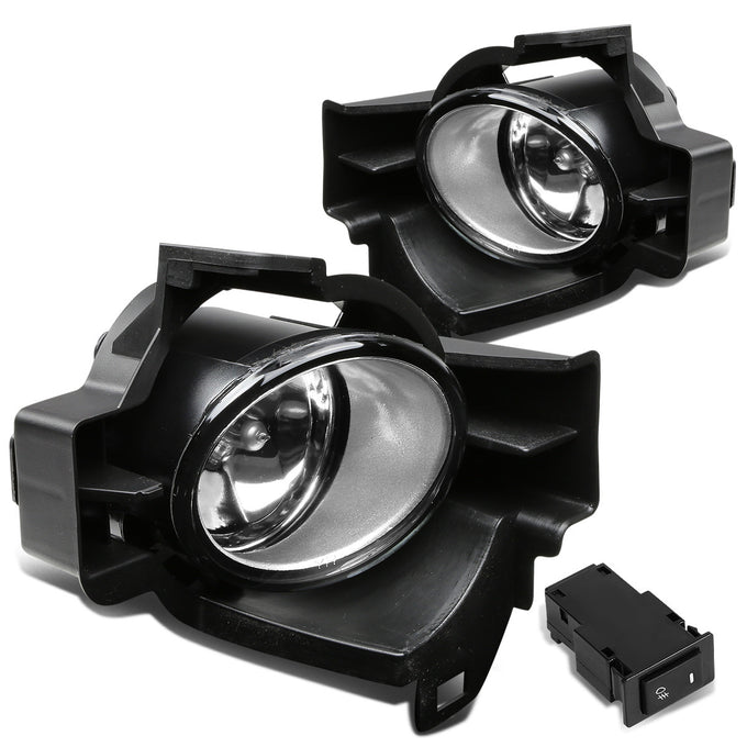 D-Motoring - Fog Lights - W / Switch - Clear Lens - Plug-n-Play - Pair - 10-12 Nissan Altima Sedan - 1
