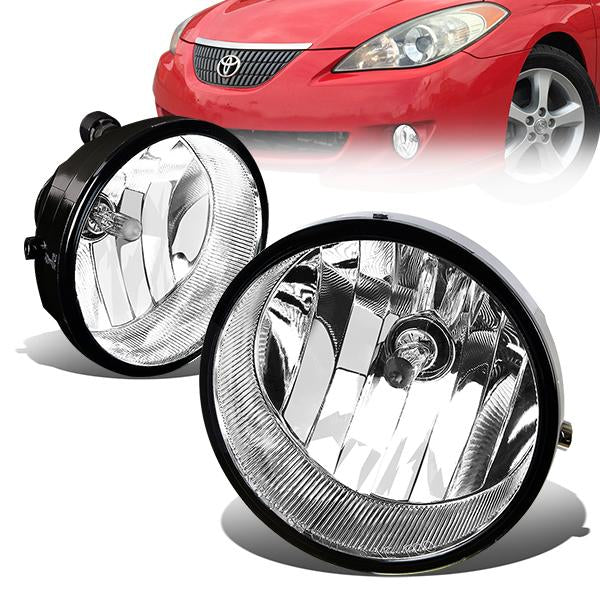 Clear Lens Fog Light w/ Bulbs <br>08-16 Toyota Sequoia, 04-07 Solara