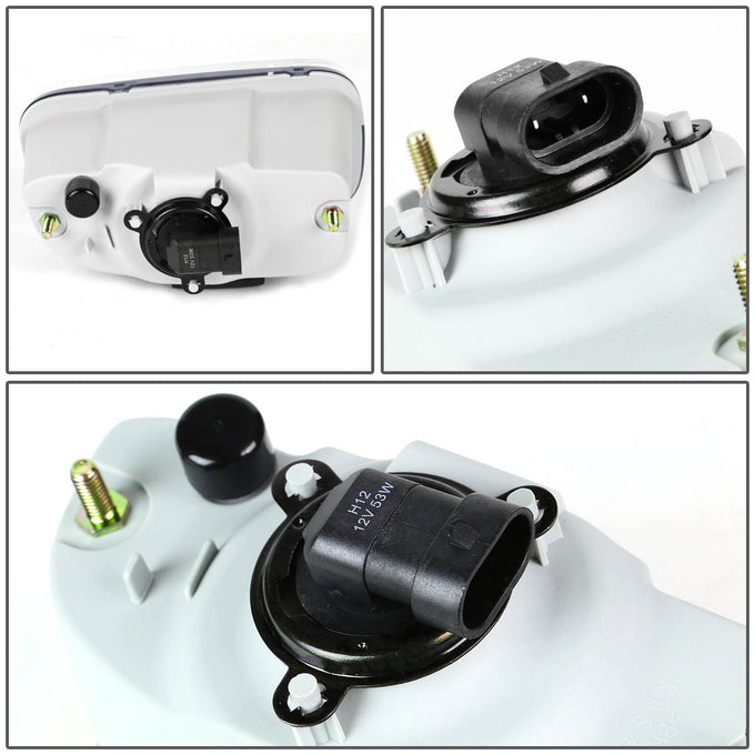 D-Motoring - Fog Lights - Smoked Lens - Plug-n-Play - Pair - 99-04 Jeep Grand Cherokee - 4