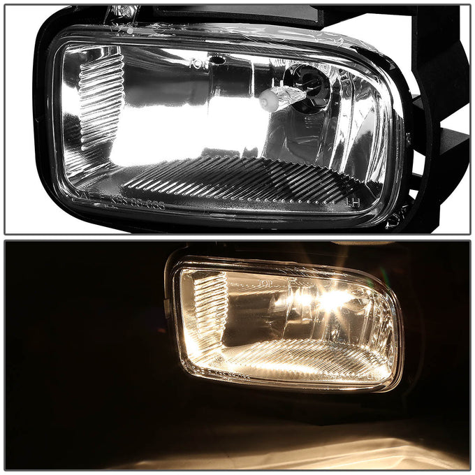D-Motoring - Fog Lights - Clear Lens - Plug-n-Play - Pair - 01-04 Ford Escape - 2