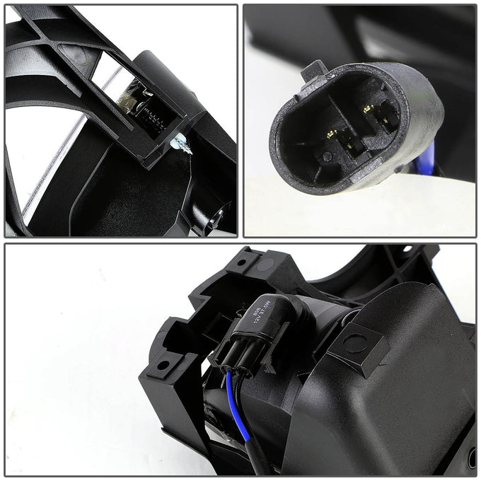 D-Motoring - Fog Lights - Clear Lens - Plug-n-Play - Pair - 01-04 Ford Escape - 3