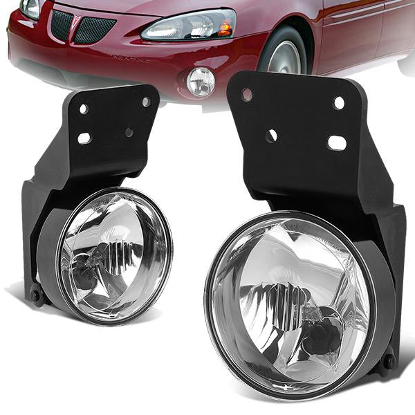 Clear Lens Fog Light w/ Bulbs <br>99-05 Pontiac Grand Am