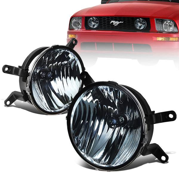 Smoked Lens Fog Light w/ Bulbs <br>05-09 Ford Mustang