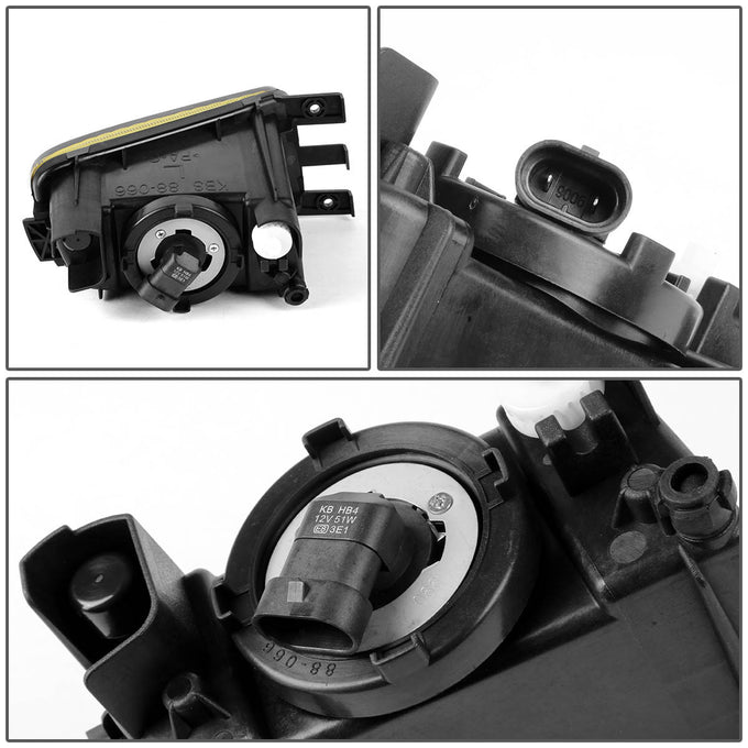 D-Motoring - Fog Lights - Amber Lens - Plug-n-Play - Pair - Lexus GS300 / GS400 / GS430 - 4