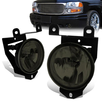 Smoked Lens Fog Light w/ Bulbs <br>01-06 GMC Yukon 1500 Denali, 2006 Cadillac Escalade