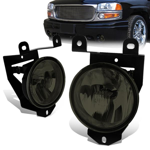 Smoked Lens Fog Light w/ Bulbs <br>01-06 GMC Yukon 1500 Denali, 2006 Cadillac Escalade