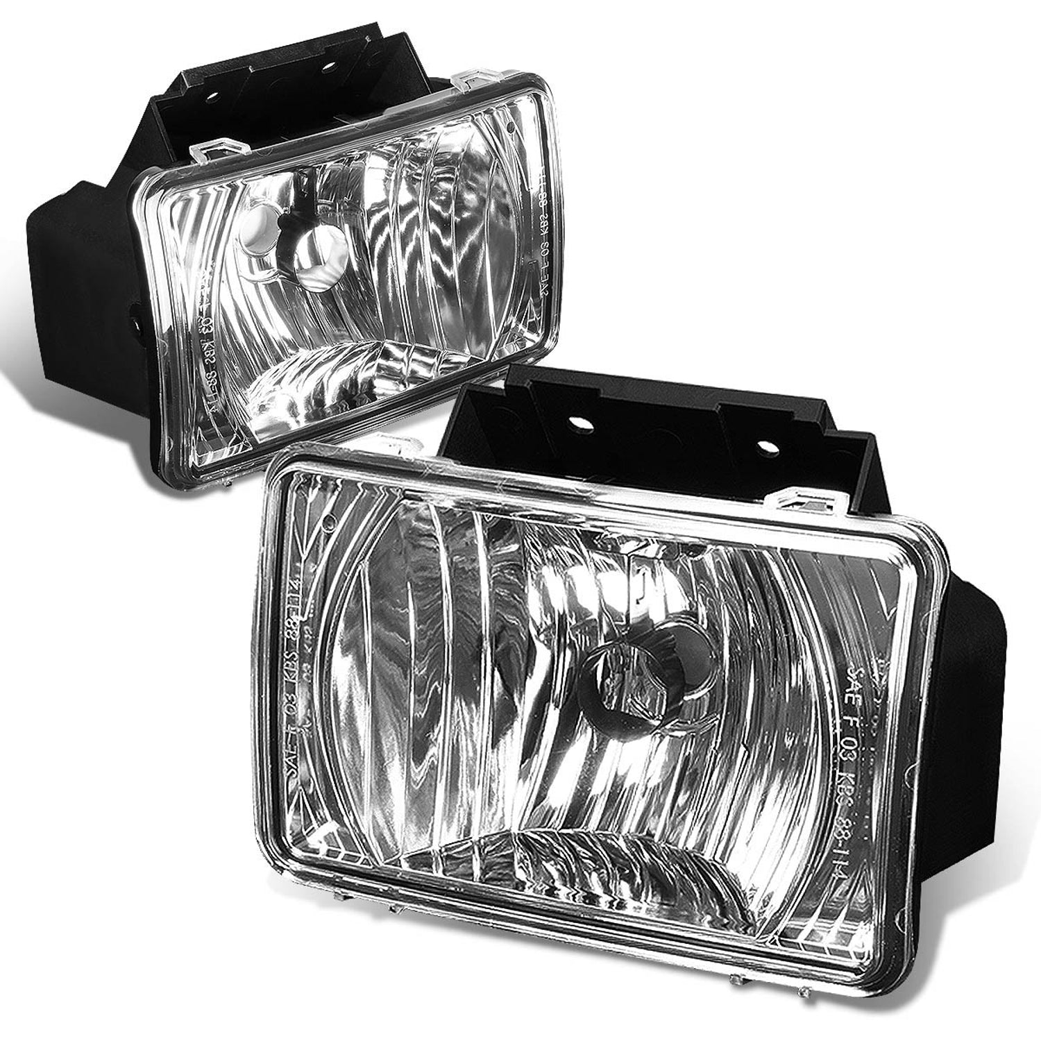 D-Motoring - Fog Lights - Clear Lens - Plug-n-Play - Pair - Chevy Colorado / GMC Canyon / Isuzu I280 / I290 / I370 - 1