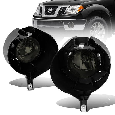 Smoked Lens Fog Light w/ Bulbs <br>05-15 Nissan Frontier