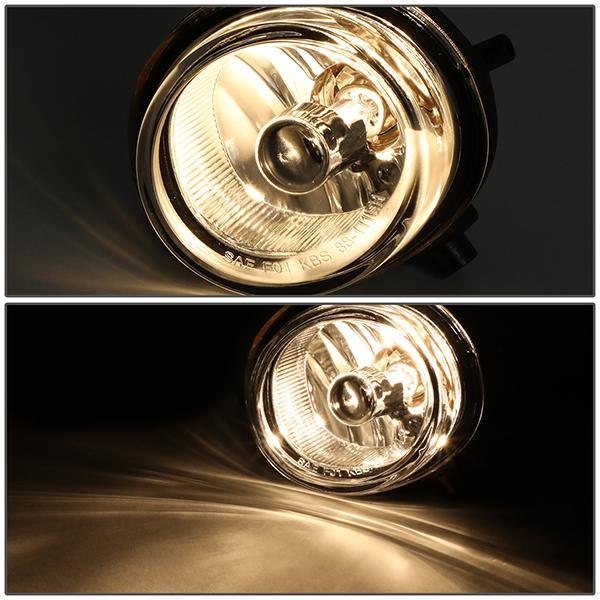 Clear Lens Fog Light w/ Bulbs <br>04-06 Mazda MPV, 04-07 RX-8, 07-09 CX-7