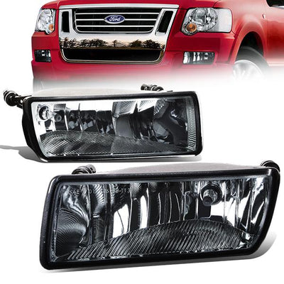 Smoked Lens Fog Light w/ Bulbs <br>06-10 Ford Explorer, 07-10 Explorer Sport Trac