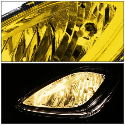 D-Motoring - Fog Lights - Amber Lens - Plug-n-Play - Pair - 11-13 Hyundai Elantra 4-Door Sedan - 2