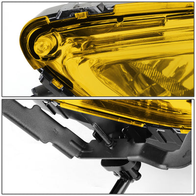 D-Motoring - Fog Lights - Amber Lens - Plug-n-Play - Pair - 11-13 Hyundai Elantra 4-Door Sedan - 3