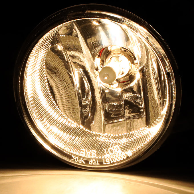 D-Motoring - Fog Lights - Amber Lens - Plug-n-Play - Pair - Chrysler 300 C SRT8 Touring Limited S / PT Cruiser / Dodge Journey / Magnum / Jeep Wrangler - 2