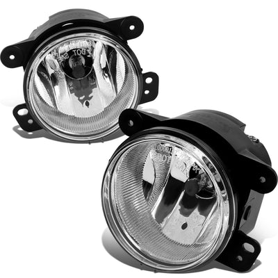D-Motoring - Fog Lights - Clear Lens - Plug-n-Play - Pair - Chrysler 300 C SRT8 Touring Limited S / PT Cruiser / Dodge Journey / Magnum / Jeep Wrangler - 1