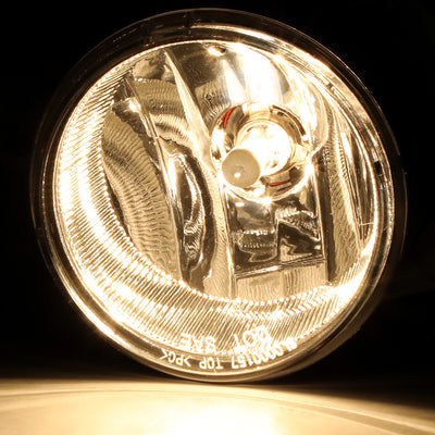 D-Motoring - Fog Lights - Clear Lens - Plug-n-Play - Pair - Chrysler 300 C SRT8 Touring Limited S / PT Cruiser / Dodge Journey / Magnum / Jeep Wrangler - 2